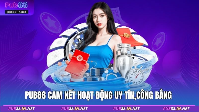 PUB88 cam kết hoạt động uy tín,công bằng