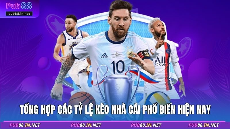 Tổng hợp các tỷ lệ kèo nhà cái phổ biến hiện nay